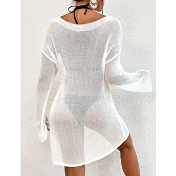 Bsubseach Crochet Coverup - Elegant Beachwear for Stylish Women