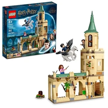 LEGO Harry Potter Hogwarts Courtyard: Sirius's Rescue 76401 Castle Tower Toy, Collectible Set with B...