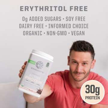 Sunwarrior Vegan Protein Powder with BCAAs | Organic Plant-Based