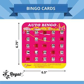Sliding Window Bingo Cards Set - Fun & Portable
