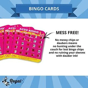 Sliding Window Bingo Cards Set - Fun & Portable