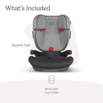 UPPAbaby Alta High Back Booster Seat with Safety Features