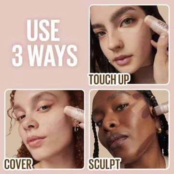 Maybelline Lifter Stix Multi-Use Face Stick - Contour, Bronzer, Concealer and Foundation Stick, All-In-One Creamy Face Makeup with Cranberry Seed Oil, 20, 1 Count