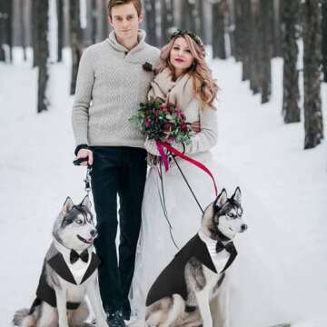 Formal Dog Tuxedo and Bandana Set for Loveable Pets