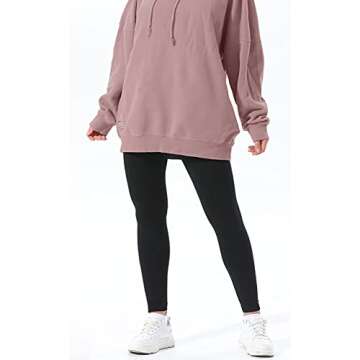 FLINXE Fleece Lined Leggings Women - Winter Warm Tights High Waisted Thick Leggings Black M