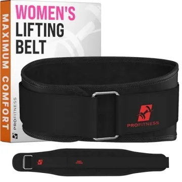 Premium ProFitness Neoprene Weight Lifting Belt - Stylish Support for Gym Workouts