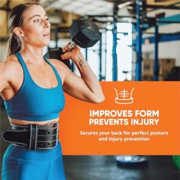 ProFitness Neoprene Weight Lifting Belt - Stylish & Supportive