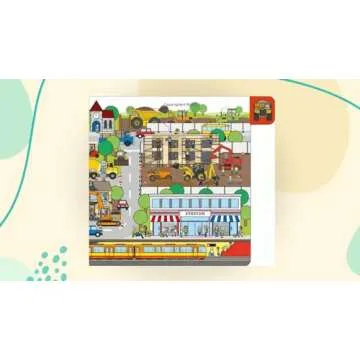 Playtown: Construction Lift-the-Flap Book for Kids