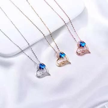 Elegant Iefil Butterfly Necklace for Moms Gift