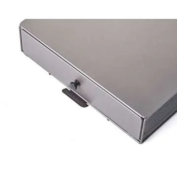 Nifty Cocktail Beverage Bartesian Capsule Drawer – Holds up to 36 Capsule Pods, Smooth Glide Rolling Drawer, Silver, Countertop Bar Organizer