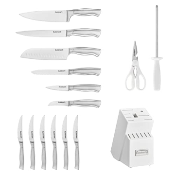 Cuisinart 15-piece Knife Set for Precise Cutting and Durability