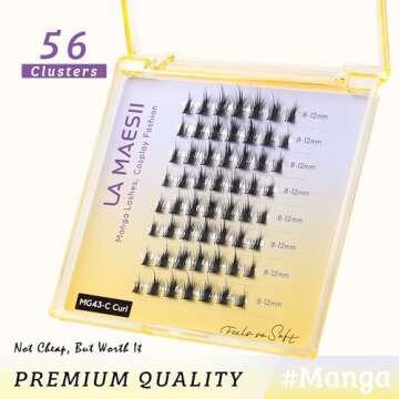 Shop LA MAESII Manga Lash Clusters for Natural Glam
