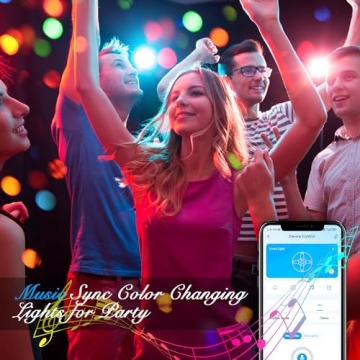 DAYBETTER Smart LED Strip Lights 100 ft with App Control