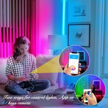 DAYBETTER Smart LED Strip Lights 100 ft with App Control