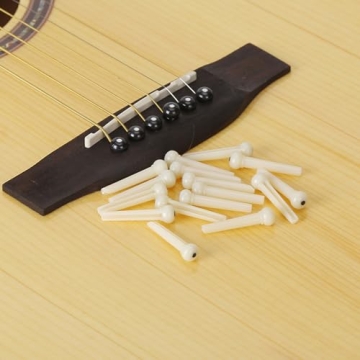 Guitar Bridge Pins & Tools – 12 Pcs Set for Easy Replace