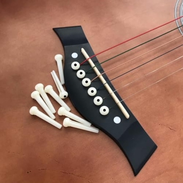 Guitar Bridge Pins & Tools – 12 Pcs Set for Easy Replace