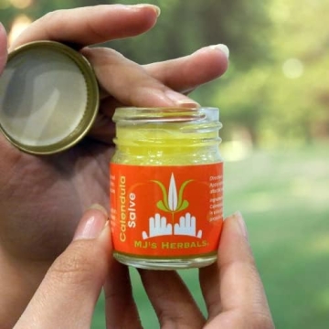 MJ’s Herbals Calendula Salve - Natural Skin Relief Balm