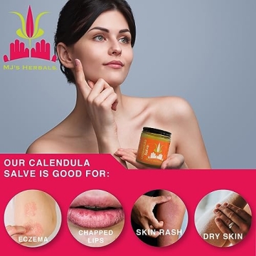 MJ’s Herbals Calendula Salve - Natural Skin Relief Balm