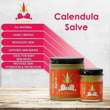 MJ’s Herbals Calendula Salve - Natural Skin Relief Balm