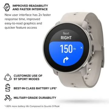 SUUNTO 9 Peak Pro GPS Sports Watch with 30 Days Battery Life