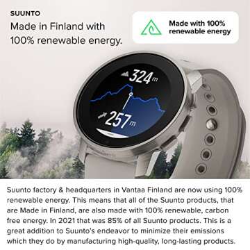 SUUNTO 9 Peak Pro GPS Sports Watch with 30 Days Battery Life