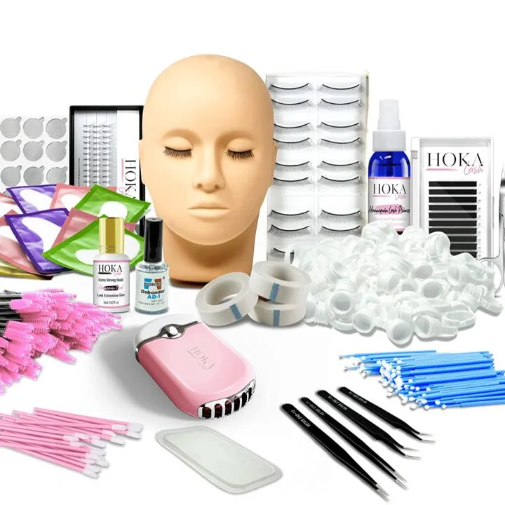 Eyelash Extension Kit for Beginners - Mannequin Training