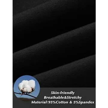 SEVEGO Lightweight Women's 32" Tall Inseam Cotton Soft Jogger with Zipper Pockets Cargo Pants Black Large