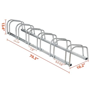 ZENY Adjustable Bicycle Storage Rack for Indoor Outdoor