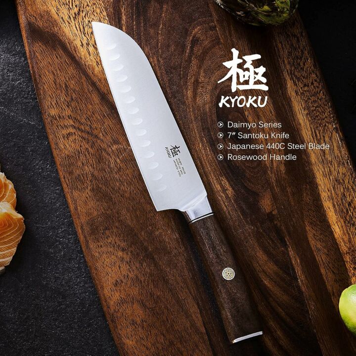 KYOKU 3-Piece Knife Set: 440C Stainless Steel