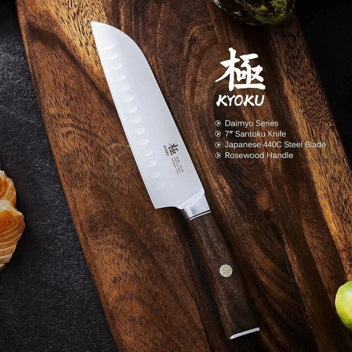 KYOKU 3-Piece Knife Set: 440C Stainless Steel