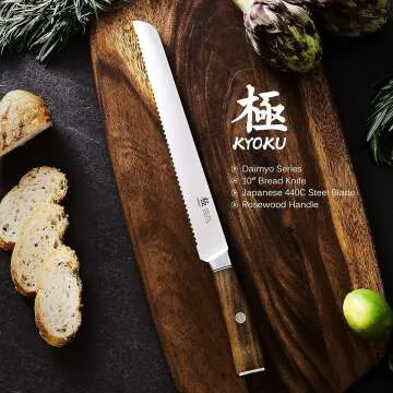 KYOKU 3-Piece Knife Set: 440C Stainless Steel