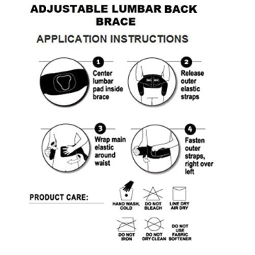 MUELLER Lumbar Back Brace for Pain Relief Support