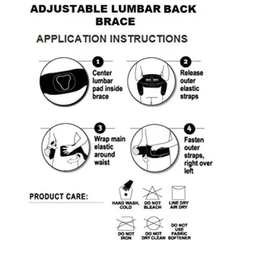 MUELLER Lumbar Back Brace for Pain Relief Support