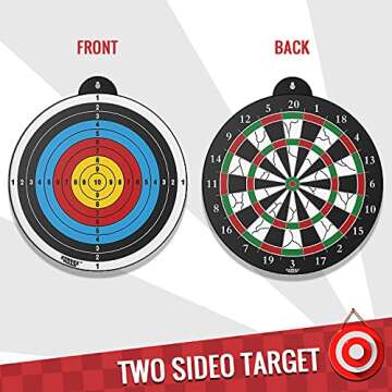 STREET WALK Magnetic Dart Board - Safe and Fun Indoor Game for Kids and Adults