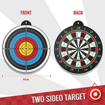STREET WALK Magnetic Dart Board - Safe & Fun Game for All