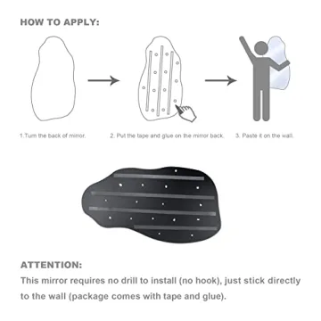 TRAHOME Irregular Body Mirror for Elegant Home Decor