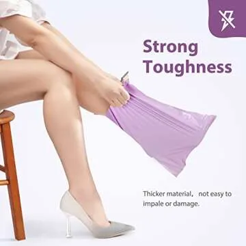 Fuxury Poly Mailers 10x13 Inch 100 Pcs, Waterproof Shipping Bags for Clothing, Strong Adhesive Shipping Envelopes for Small Business Suppliers, Self Seal Mailers Poly Bags Mailing Envelopes Purple