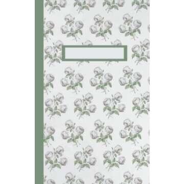 Lined Notebook/Journal Vintage Bowood Style Pattern | Paperback journal, 120 pages, 5 x 8 inches