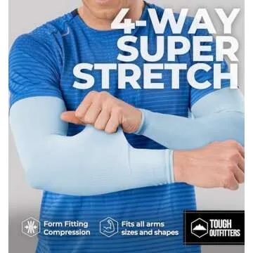 Tough Outdoors Sun Protection Arm Sleeves for All
