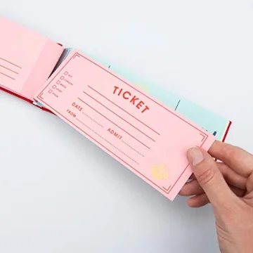 Suck UK Blank Ticket Book for Unique Gifting Experiences