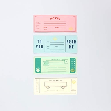 Suck UK Blank Ticket Book for Unique Gifting Experiences