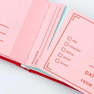 Suck UK Blank Ticket Book for Unique Gifting Experiences
