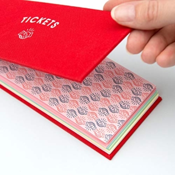 Suck UK Blank Ticket Book for Unique Gifting Experiences