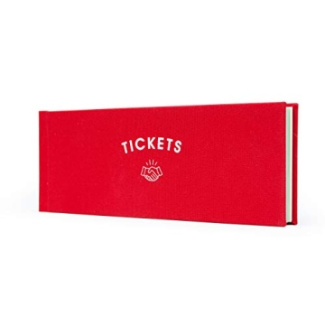 Suck UK Blank Ticket Book for Unique Gifting Experiences
