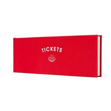 Suck UK Blank Ticket Book for Unique Gifting Experiences