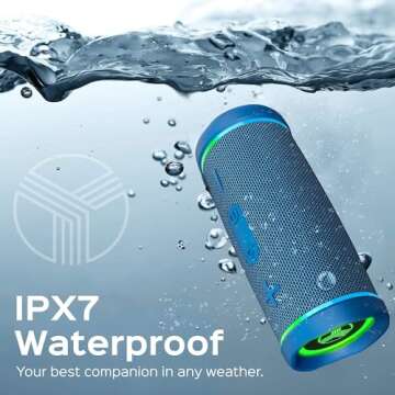 TREBLAB HD77 Bluetooth Speaker - 360° Surround Sound