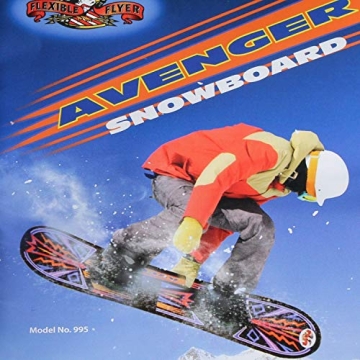 Flexible Flyer Avenger Kids Snowboard for Beginners