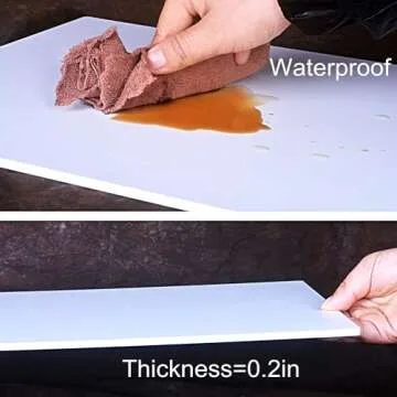 3PCS Photo Backdrop Boards for Product and Food Photography with Carry Bag 16.5x12.6inch Waterproof White Product Photography Background…