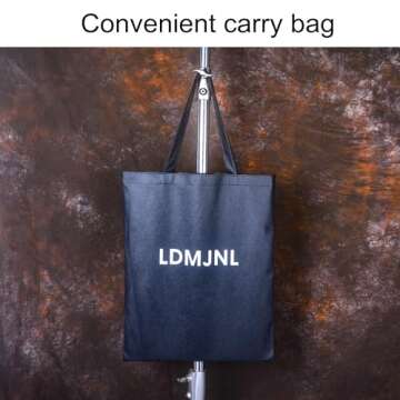 3PCS Photo Backdrop Boards for Product and Food Photography with Carry Bag 16.5x12.6inch Waterproof White Product Photography Background…