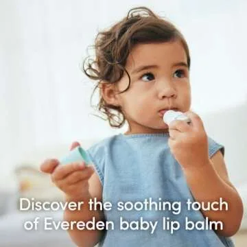 Evereden Baby Lip Balm, 0.14 oz | Clean Baby Care | Non-toxic and Fragrance Free Baby Skincare